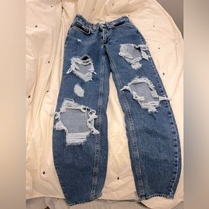 high waisted ripped BDG jeans